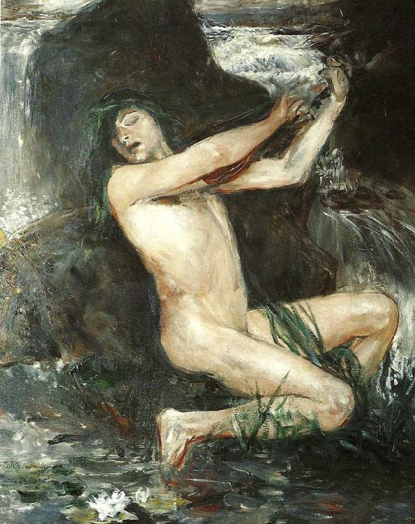 Ernst Josephson nacken oil painting picture